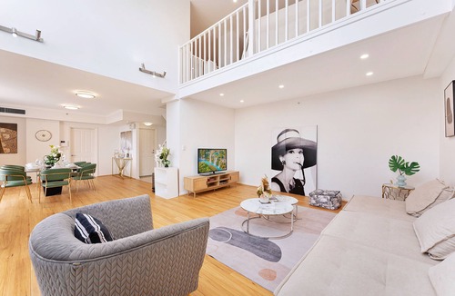 Strathfield Condo | Epic city view penthouse 3b near station
