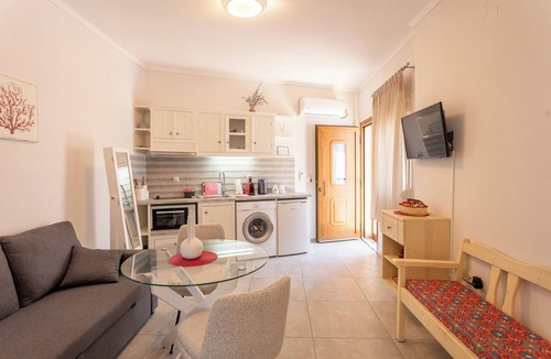 Eresos-Antissa Apartment | Eressian Lodgings | Spacious Stay + Living Area