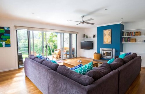 Erowal Bay House | Family and Pet Friendly HUGE lounge, garden and balcony. Great space to chill.