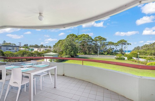 Mollymook Beach Apartment | Fathoms 10 - Watch the ocean from the couch.