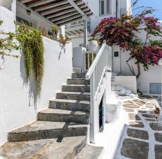 Mykonos Town Villa | Floral Villa with marvelous view to Mykonos town