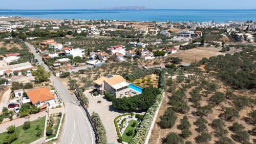 Gouves Villa | Four Seasons private villa - seaview - big heated pool - gym - sport activities