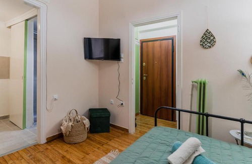Pangrati Apartment | Green boho apartment
