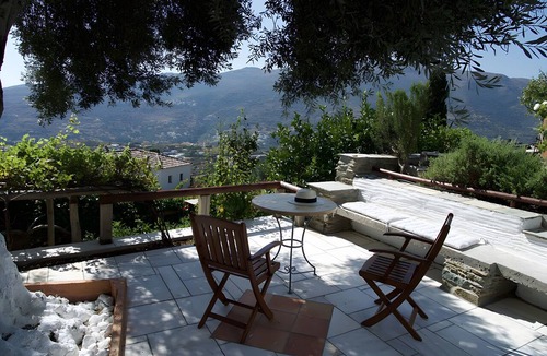 Andros Town House | Holiday Home 'Alba Andros Studio' with Sea View, Wi-Fi and Air Conditioning