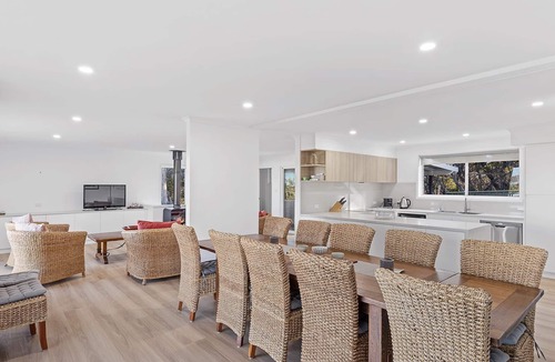 Fingal Bay House | Island View - 80 Lentara St - Large Family Home, Pool, WIFI and Sweeping Views of Fingal