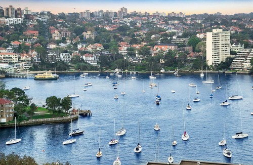 Kirribilli Apartment | Kirribilli - CBEL2 - Carabella - Top-Floor 1BR with Harbour Views Balcony Near Kirribilli Village