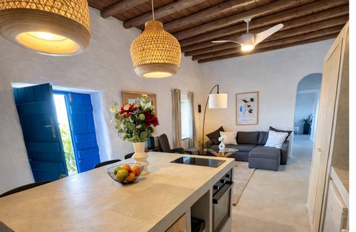 Andros Apartment | Kotseli Garden Residence on Andros Island: Pool, Seaview & Sunset