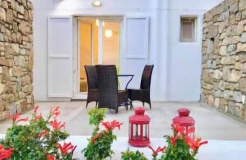 Glastros Apartment | Large studio apartment for 4 people, in a very
