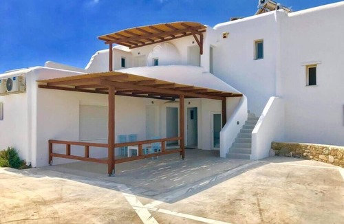Glastros Apartment | Large studio apartment for 4 people, in a very