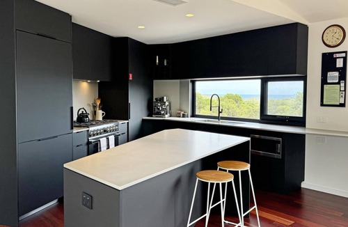 Ocean Beach House | Lights Lookout: Elevated home, expansive sea views