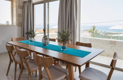 Limeniskos Villa | Lux Villa 2km to Falasarna Beach, 200m to a Restaurant, private Pool & Sea View