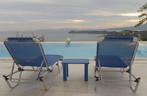 Marathon Villa | Luxury villa, overlooking the Aegean. Close to Athens. 7 bedrooms, 5 baths.