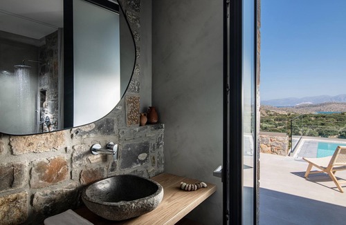 Kounelion Villa | Majestic Stone and Modern Architecture Villas With Unique Views to Spinalonga