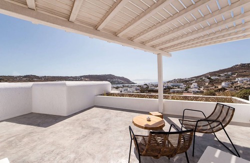Ornos Villa | Marvellous Mykonos Apartment | Apartment Sekke | Double Room with Sea View