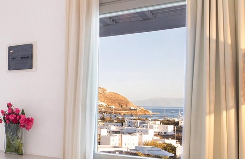 Ornos Villa | Masterful Mykonos Apartment | Apartment Xerx | 2 Bedrooms | Grand Sea View