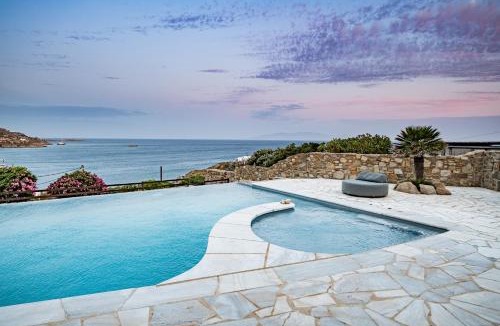 Ornos Villa | Melangio 6 BR Villa Private Pool & Sea View - Aleomandra Mykonos