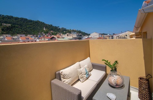 Zakynthos Town Apartment | Minimal Loft with Sea View over Zakynthos Harbor!