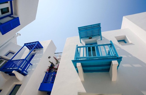Agios Stefanos House | My rental Homes | Apartment Rose 1 shared pool and air conditioning