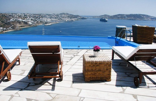 Agios Stefanos Apartment | My Rental Homes - Rose Studio One with 3 shared swimming pools and free parking