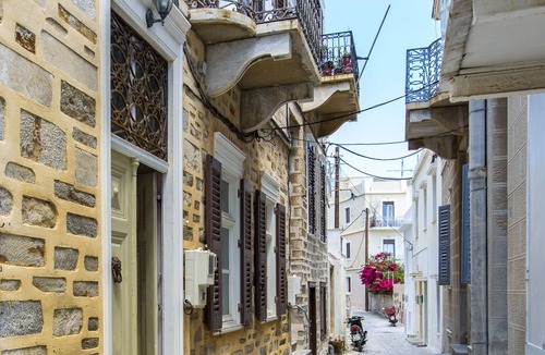 Ermoupoli House | Neoclassical 3-storey Townhouse with magnificent views