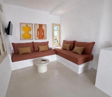 Naousa Apartment | Nicolia Stays Sea View, Jacuzzi, Walk to Centre