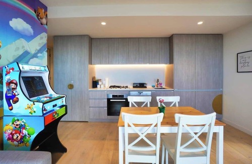 Adelaide Central Business District Apartment | Nintendo Theme-Adelaide CBD-King Bed-Gym