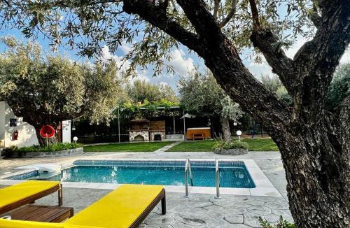 Afandou Villa | Olive Sense Villa with jacuzzi and sauna