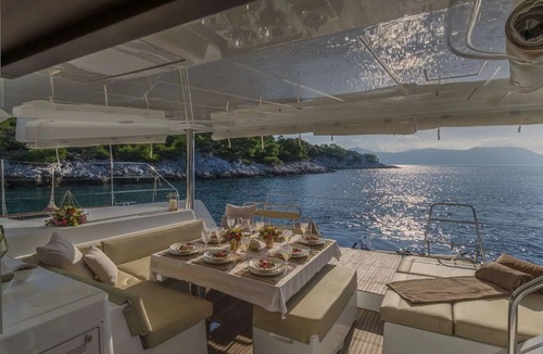 Naousa Boat Rental | Paros Catamaran - Catamaran in Paros - Flo 52 by Fantasia Villas