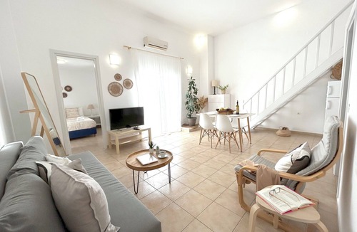 Skala Apartment | Patmos Sunshine Houses|5 Min Walk to Skala Square - Sea view 1 Bedroom Apartment