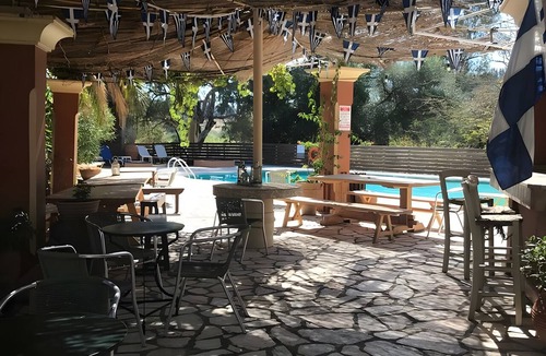 Gouvia House | Poolfront Cabana 13 – Small Double Room by the Pool