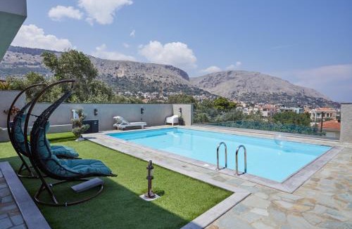 Vrontados Apartment | Poolside at Vrontados