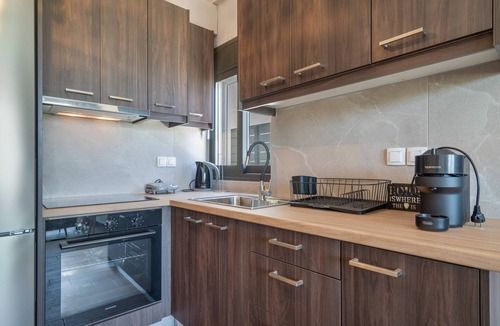 Nikiana Apartment | San George 1 Apartment with Sea View, Wi-Fi, and Air Conditioning
