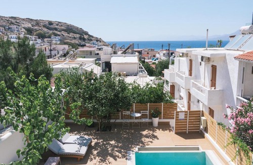Matala Villa | Sea View Luxury Villa White in Blue
