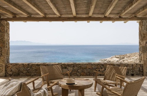 Kalafatis Villa | Seafront 9BDR Serenity in Mykonos