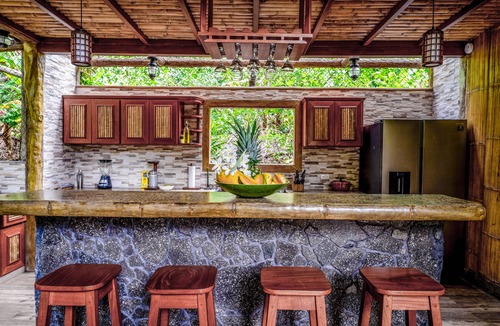 Cabo Matapalo House | Secluded Treetop Home w/solar panels, Private Balcony, steps from the beach