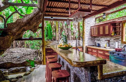 Cabo Matapalo House | Secluded Treetop Home w/solar panels, Private Balcony, steps from the beach