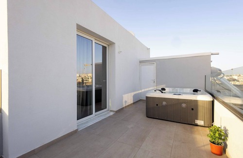 Petaloudes Apartment | Sinani Apartment - Sea View Balcony & Jacuzzi Gem