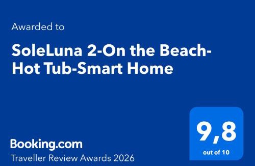 Kos Town Apartment | SoleLuna 2-On the Beach-Hot Tub-Smart Home