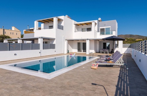South Rhodes House | South Beach Villas - 2 bedroom sea view with heated pool
