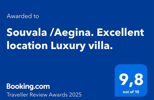 Souvala Villa | Souvala/Aegina. Excellent location Luxury villa.