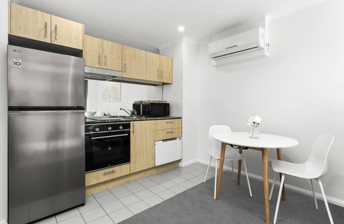 St. Leonards Apartment | St Leonards- LN405 Atchison Street - Stylish Studio with Juliet Balcony Separate Bedroom Space