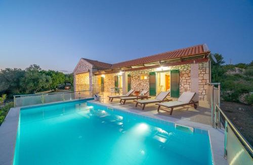 Erisos Villa | Stone Villa Eriphyle ,private with sunset view!