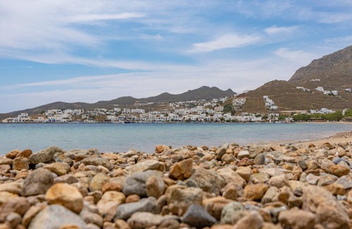 Serifos Apartment | Studio Apartment 'Studios Ninemia Serifos 3' with Sea View, Wi-Fi and Air Conditioning