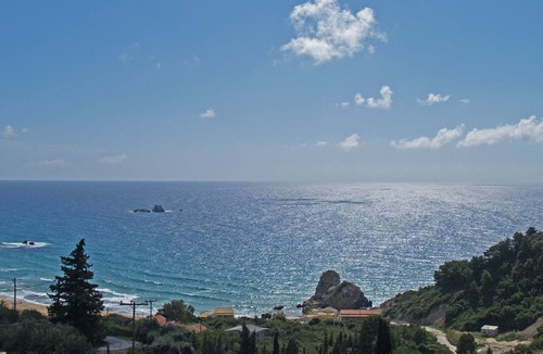 Parelia Apartment | Studio Apartments with pool Panorama sea view Pelekas Beach Corfu