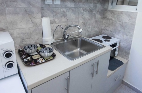Kallithea Apartment | Sunny 1 Bd Apt in Kallithea with Patio