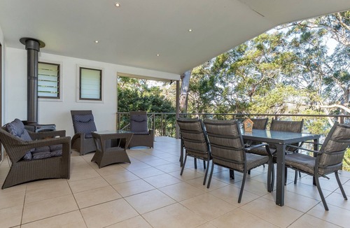 Smiths Lake House | Sunset at Sandbar - Pacific Palms Holidays
