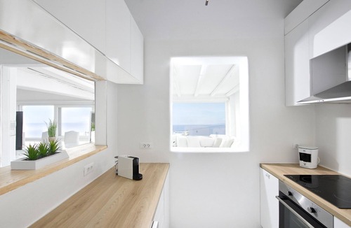 Agios Ioannis House | SUPERB BEACH ACCESS LUXURY SEA VILLA POOL by Calypso Sunset by Interhome