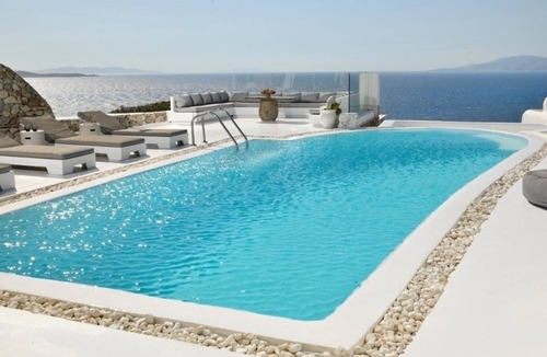 Agios Ioannis Villa | SUPERB LUXURY SUNSET SEA VIEW VILLA POOL-Yoga-Surf by Calypso Sunset