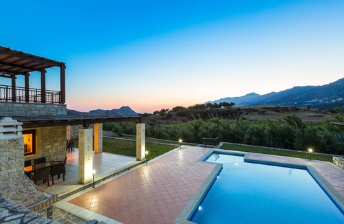 Lefkogeia Villa | Traditional Cretan Stone Villa, Intimate Spaces & Private Pool, Family Friendly