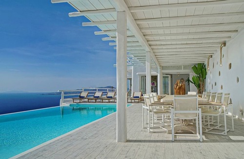 Fanari Villa | Villa Aetherion Mykonos | 9 Bedrooms | Infinity Pool | Sea Views